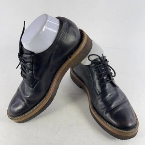 Dries Van Noten Women's Creepers Goth Platform Y2K US 7 Black Cherry Oxford Lace